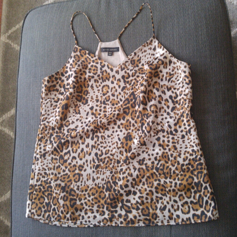 ⛔SALE PENDING⛔ NWOT Banana Republic Leopard Print Cami - Picture 4 of 9